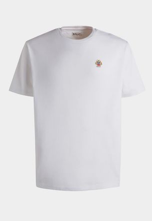 Bally T-Shirt With a Bally Crest Logo in White at Nordstrom, Size Xxx-Large Eu