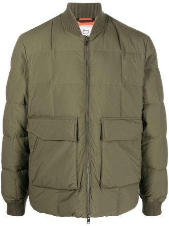 Woolrich Gewatteerd jack - Groen