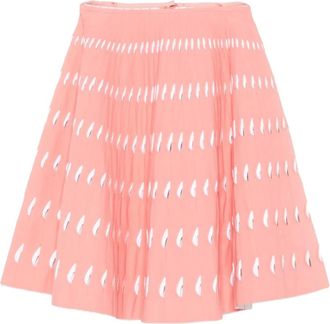 Alaia Minigonna con dettaglio cut-out anni 2000 - Rosa