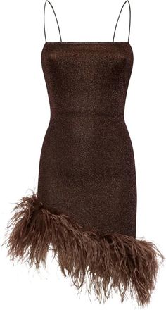 Os&eacute;ree Abito Lumi&egrave;re Plumage corto - Marrone
