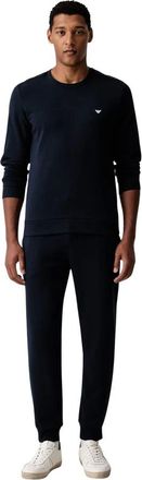 Emporio Armani Completo Training con Girocollo e Coulisse - - Sport - Uomo - Blu - M