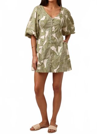 Shore Leave Palmara Mini Dress In Viva Palma
