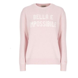Saint Barth Truien & Vesten, Dames, Roze, M, Wol, New Queen Sweater