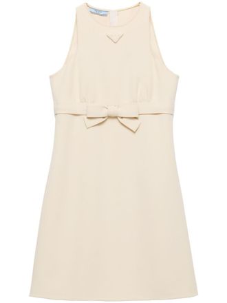 Prada Bow Detailing Short Dress