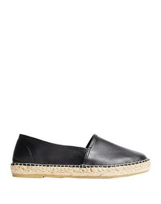 8 by YOOX LEATHER ROUND TOE ESPADRILLES