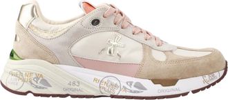 Premiata Vintage Trainers with Vivid Details