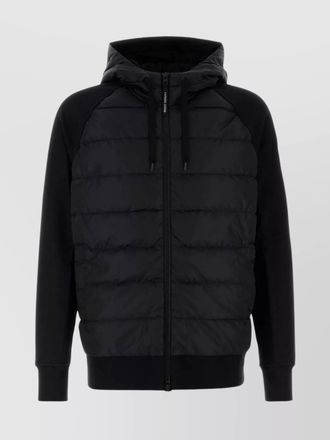 Canada Goose cotton hybridge jacket with hood and quilted pattern