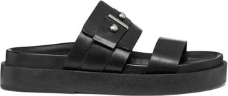 Geox Adelash H - Dames - Sandalen - Zwart - 37 EU - Leer - Schoenen