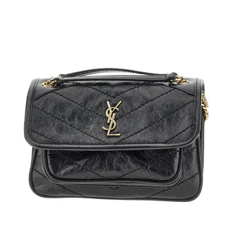 Saint Laurent Vintage leather mini Niki bag Woman One Size