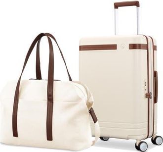 Samsonite Virtuosa Weekender & Carry On 2-Piece Set in Off White at Nordstrom