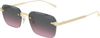 Montblanc Sunglasses, unisex, Yellow, Size: 54 MM Mb0456S Sunglasses
