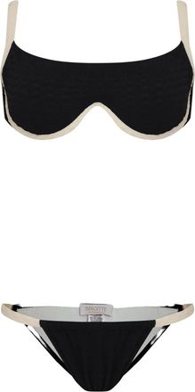 Brigitte Bia textured bikini - Nero