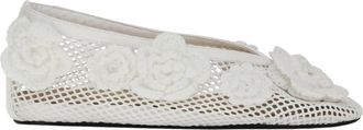 Ganni Bailarinas Jenny de Malla - Shoes - Mujer - Blanco - 37 EU