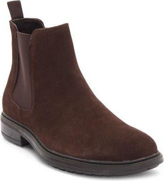 Vittorio Russo Peter Chelsea Boot in Suede Dark Brown at Nordstrom Rack, Size 11.5