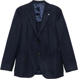 Luigi Bianchi Mantova 04C Giacca - - Jackets - Uomo - Blu - M