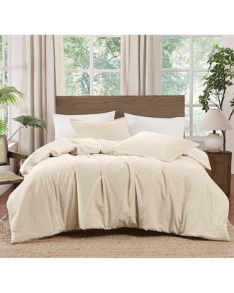 Brooklyn Loom Matte Cotton Velvet Duvet Set