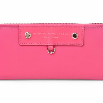 Marc Jacobs Marc By Marc Jacobs Pink Nylon Long Wallet (Bi-Fold) (Pre-Owned)