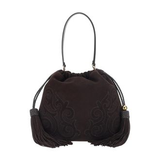Etro Dames, Tassen, Bruin, Maat: ONE Size Su&egrave;de