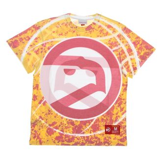 Mitchell & Ness NBA Jumbotron Tee Hardwood Classics - Heren - T-shirts - Veelkleurig - M - Katoen - Tops