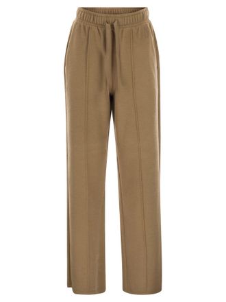 Max Mara Weekend Maxmara Sponda Jersey-Hose mit drapiertem Effekt