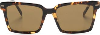 Miu Miu Eyewear tortoiseshell square-frame sunglasses - unisex - Acetate - One Size - Brown