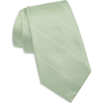 Calvin Klein Britta Stripe Tie in Sage at Nordstrom Rack
