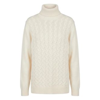 Moorer Mujer, Jerseys, Blanco, Talla: S
