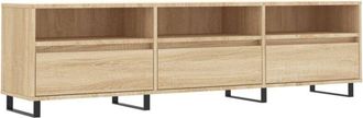 vidaXL TV Cabinet Sonoma Oak 150x30x44.5 cm Engineered Wood vidaXL