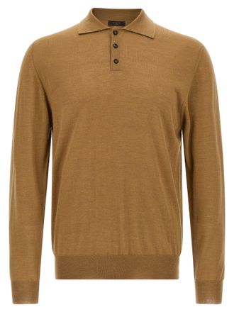 Zanone Virgin Wool Polo Shirt