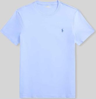 Polo Ralph Lauren Regular Fit T-Shirt aus reiner Baumwolle in Hellblau, Gr&ouml;&szlig;e XXL