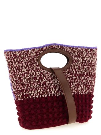 Marni Top Handle Bag - Burgundy