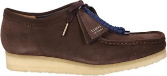 Clarks Wallabee Suede Schoenen - Heren - Veterschoenen - Bruin - 39 1/2 EU - Leer - Schoenen