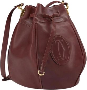 Cartier Pre-owned Bucket Bags, female, Red, Size: ONE SIZE Pre-owned Bucket Bag