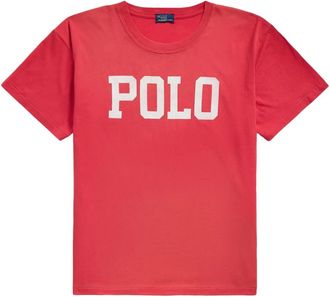 Polo Ralph Lauren T-shirt in cotone con logo - Rosso