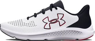 Under Armour Charged Pursuit 3 Big Logo - White Black 3026518-101