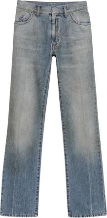 Maison Margiela Pants 5 Pockets - Dames - Regular Fit Jeans - Blauw - W26 - Katoen - Jeans