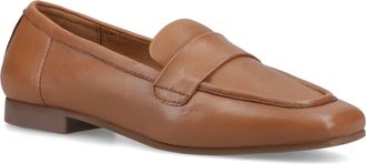 Hush Puppies Sutton Lederen Dames Tan Instappers