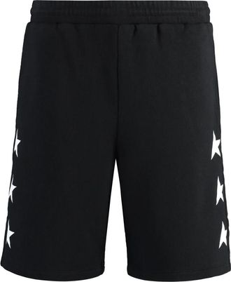 Golden Goose Diego Katoenen Bermuda Shorts - Heren - Korte Broeken - Zwart - S - Katoen - Korte Broeken