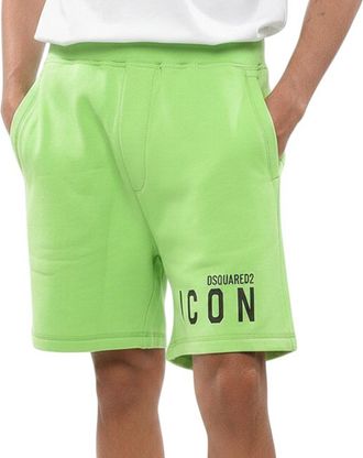 Dsquared2 Green Regular Logo Shorts