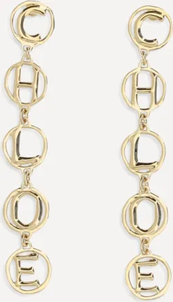 Chlo&eacute; Script drop Earrings Female UNI