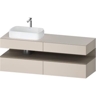 Duravit Qatego Consola Mueble Bajo Lavabo, 2 Extensiones, 2 - Duravit