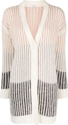 PESERICO Cardigans - Dames - Vesten - Beige - 3XL - Truien & Vesten