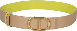 Twin-Set Cintura reversibile in pelle - Marrone