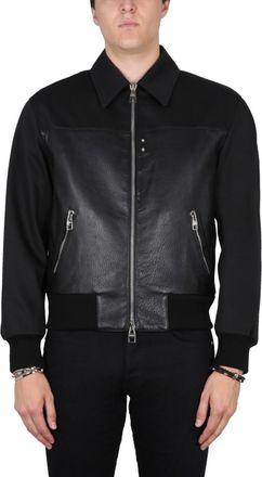 Alexander McQueen Black Shirt Collar Jackets