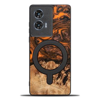 OEM Funda Bewood Unique Para Motorola Edge 50 Fusion - Naranja Con Magsafe