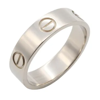 Cartier Silver White Gold (18K) Band Ring (Pre-Owned)