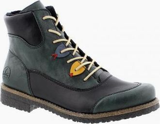 Rieker Womens Rieker Ladies boots 73510-90 in green multi - Size: 6