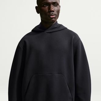 Nike Mens 24.7 ImpossiblySoft Dri-FIT Pullover Hoodie in Black | IR8807-010