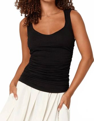 Bloomingdale's Yulia Sweetheart Neck Seamless Tank In Black