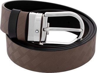Montblanc Extreme Leather Horseshoe 35mm Reversible Belt